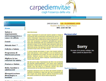 Tablet Screenshot of carpediemvitae.com